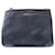 Alexander Mcqueen lined navy leather pouch. Navy blue  ref.757794