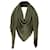 Louis Vuitton Chale Khaki Silk  ref.757797