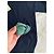Jean Paul Gaultier wool sweater navy blue and jade green - view 5
