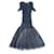 Christian Dior Dresses Black Blue Grey Polyester Viscose  ref.758030