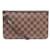 LOUIS VUITTON CLUTCH POUCH POUCH BAG NEVERFULL CANVAS DAMIER EBENE CLUTCH POUCH BAG Brown Cloth  ref.758063