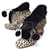 CHRISTIAN LOUBOUTIN BOOTS 36 LEOPARD LEATHER AND FUR SHOES Beige Pony-style calfskin  ref.758139
