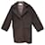 short coat Max Mara size 36 Dark brown Wool  ref.758896