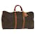 Louis Vuitton Keepall 55 Brown Cloth  ref.759089