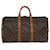 Louis Vuitton Keepall 50 Brown Cloth  ref.759187
