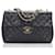 Chanel Maxi Classic Tasche mit einer Klappe Schwarz Leder Lammfell  ref.759389