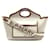 Burberry Bolsa de bolso de lona com estampa Horseferry 8041803 Bege  ref.759575