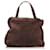 Chanel Shearling Tote Bag Brown Leather  ref.759596