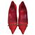 Décolleté Gucci in pelle rossa 40 Rosso