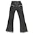 Unravel Project Pantalones, polainas Negro Algodón Elastano  ref.760950