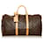Louis Vuitton Brown Monogram Keepall 50 Marrone Tela  ref.761254