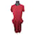 ISABEL MARANT dress 40 Dark red Viscose  ref.762187