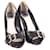 Dior heels 40 Black Leather  ref.762198