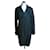 YVES SAINT LAURENT RIVE GAUCHE Gabardine Trench coat coton noir T46 FR  ref.762484