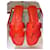 Oran Hermès Sandalen Rot Leder  ref.762487