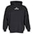 Balenciaga Sweat à Capuche Sponsor Logo en Coton Noir  ref.762533