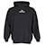 Balenciaga Sponsorenlogo-Hoodie aus schwarzer Baumwolle  ref.762533