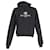 Balenciaga BB Mode Logo-Hoodie aus schwarzer Baumwolle  ref.762534