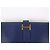 Béarn Hermès cartera Bearn de piel Azul marino - vista 8