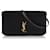 Yves Saint Laurent Porta telefono Cassandre con monogramma nero YSL Pelle Vitello simile a un vitello  ref.762632