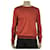 Louis Vuitton Suéter rojo Lana Seda Cachemira Punto Hombres Top talla XL Roja  ref.763785