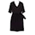 Claudie Pierlot Robe Schwarz Polyester  ref.764308