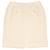 Versatile Chanel 12P, 2012 Spring Ivory Cotton Skirt with 2 pockets and Pearl CC Buttons Cream  ref.764329