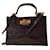 Hermès Kelly Black Exotic leather  ref.764576