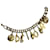 Incrível pulseira Dior vintage Dourado Metal  ref.764662