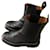 Sandro Ankle Boots Black Leather  ref.764680