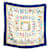 Hermès NEW HERMES SCARF CURRENT CIVILIAN COSTUMES PERRIERE CARRE 90 SILK SCARF Blue  ref.764987