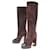 CHANEL G SHOES29248 Heeled boots 37 BROWN SUEDE SUEDE BOOTS  ref.765089