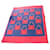 CHANEL Rare red silk scarf GOOD CONDITION  ref.765846