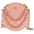 Seltene „Round on Earth“-Umhängetasche von Chanel aus rosa gestepptem Kalbsleder, eingefasst mit ausgefallenen Perlen Pink  ref.765858