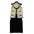 *[Chanel] CHANEL Vintage 03C Setup One Piece Best White Black Cashmere Preto Branco Casimira  ref.765879