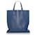 Prada Saffiano Blue Leather  ref.766639