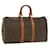 Louis Vuitton Keepall 45 Brown Cloth  ref.766798