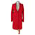 Tommy Hilfiger Coats, Outerwear Red Cashmere Wool Polyamide  ref.766805