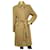 Per te von Krizia 100% Klassischer Mantel aus Schurwolle mit Knopfleiste und Gürtel Beige  ref.766892