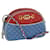 GUCCI Horse Bit Pochette Shoulder Bag Lamb Skin Red Blue 534951 Auth jk3012  ref.766948