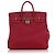 Hermès Hermes Red Clemence HAC Birkin 40 Rosso