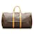 Louis Vuitton Brown Monogram Keepall 55 Marrone Tela  ref.767429