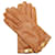 Hermès Hermes Brown Soya Cadena Gloves Leather  ref.767452