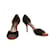 Sergio Rossi Burgundy Velvet & Satin Heel Peep Toe Pumps Shoes size 39 Dark red  ref.767760