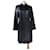 Pierre Balmain Coats, Outerwear Black Leather  ref.768008