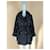 Chanel 2019 Abrigo de tweed de pasarela de otoño Negro  ref.768479