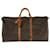 Louis Vuitton Keepall 60 Brown Cloth  ref.768676