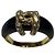 Cartier Ring Gelbgold Onyx und Diamanten Größe 52 Gold hardware