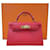 Hermès Hermes Kelly Mini II Roja Cuero  ref.769058