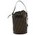 FENDI Zucca Borsa a tracolla in tela Cilindrico Marrone Nero Auth yk5779 - vista 13